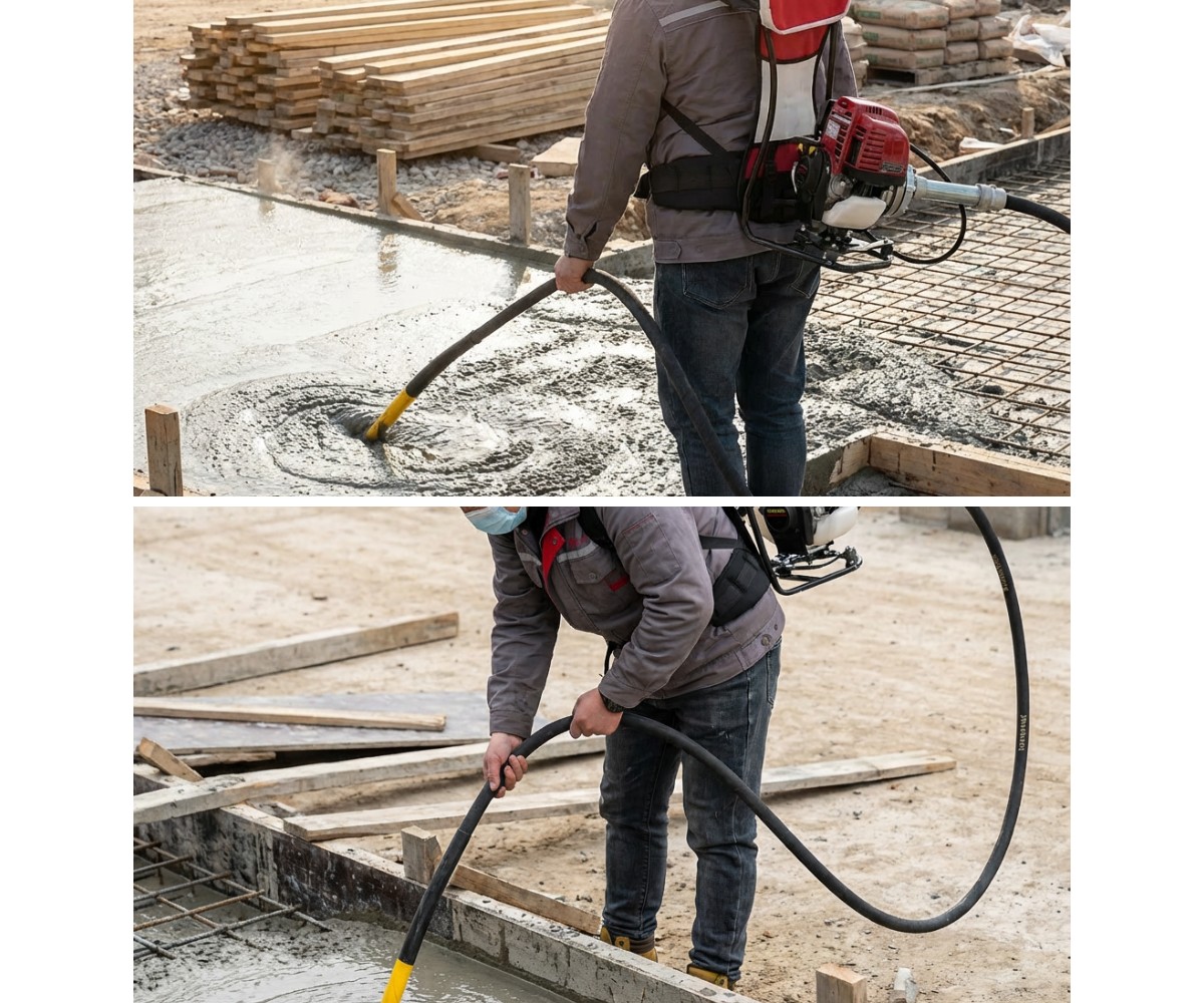 Rucksack-Betonrüttler