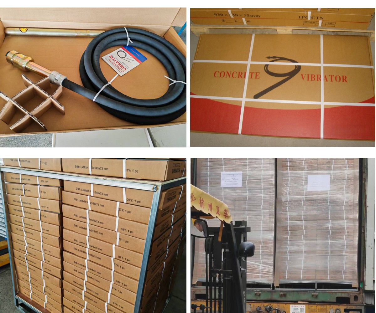 Vibrateur à béton avec moteur