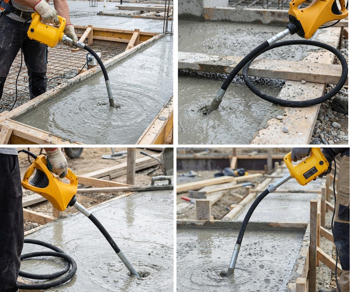 Vibrador de betão barato