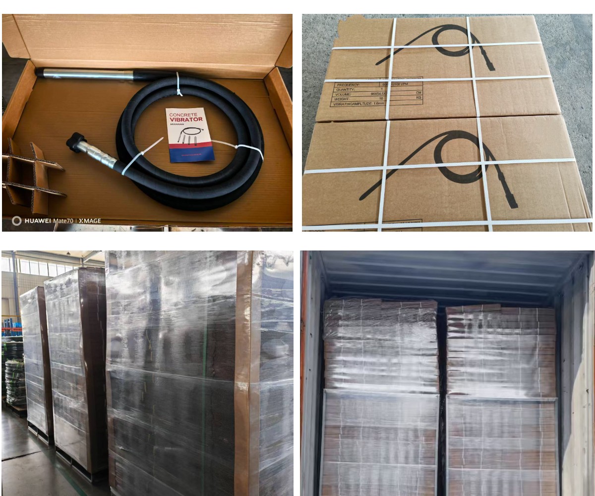 Vibrador de aguja de hormigón